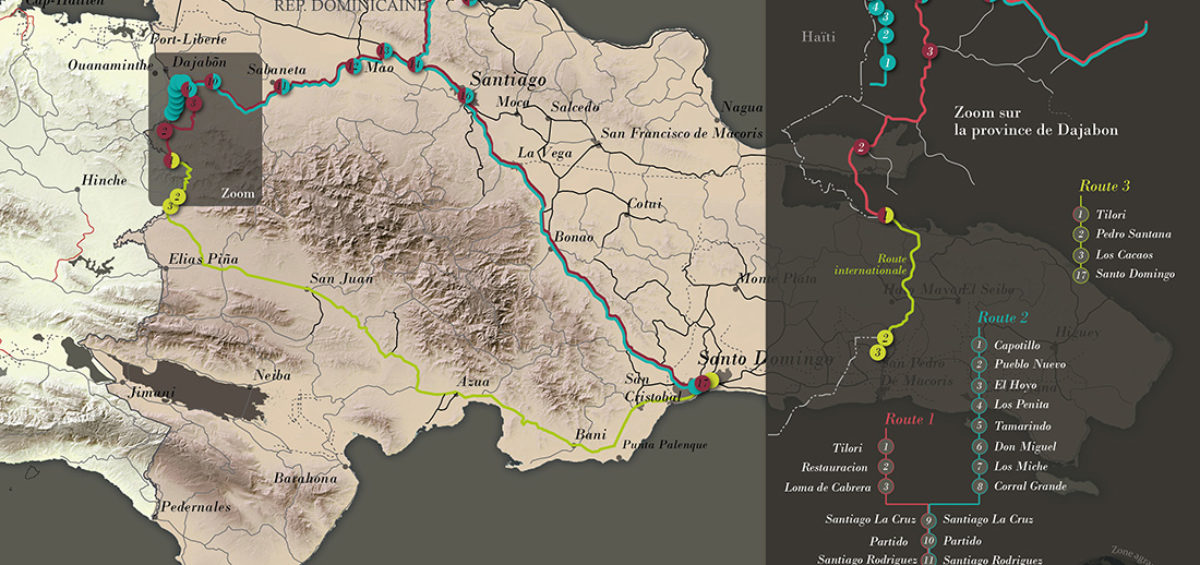 Routes transport Haïti - Guillaume Sciaux - Cartographe professionnel