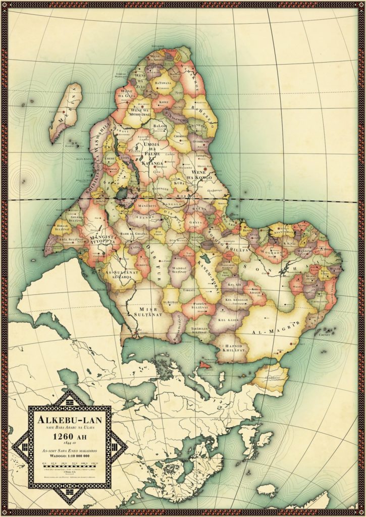 Carte de l'Afrique sans la colonisation