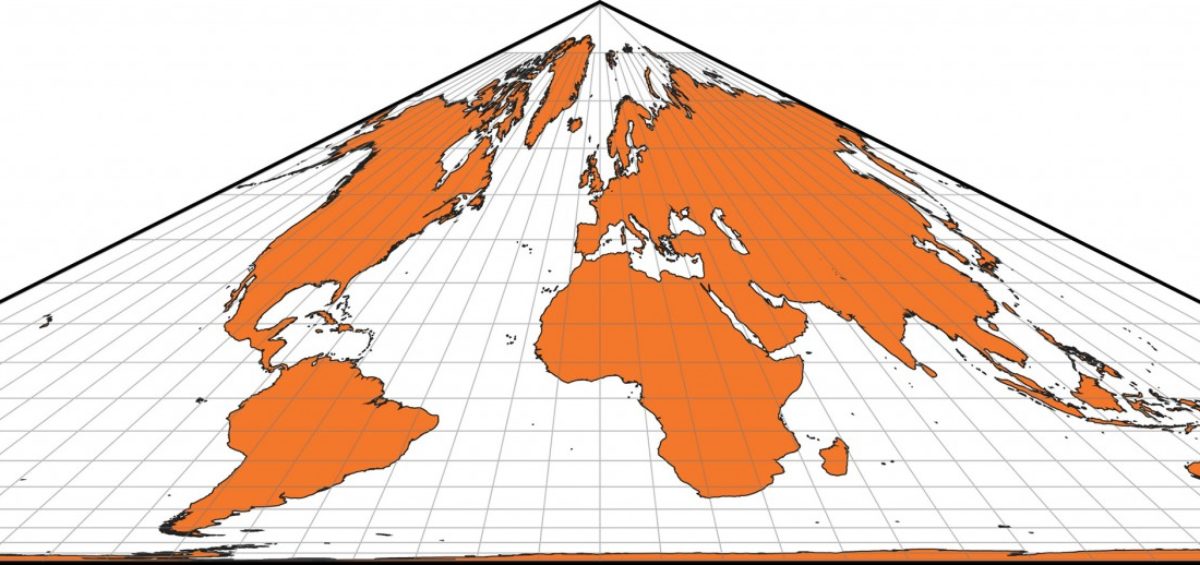 Projection cartographique de Collignon - Guillaume Sciaux - Cartographe professionnel