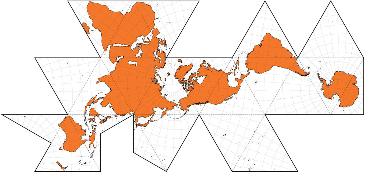 Projection cartographique de Fuller - Guillaume Sciaux - Cartographe professionnel