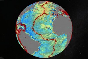 Anomalie gravitionnelle de l'antarctique nord