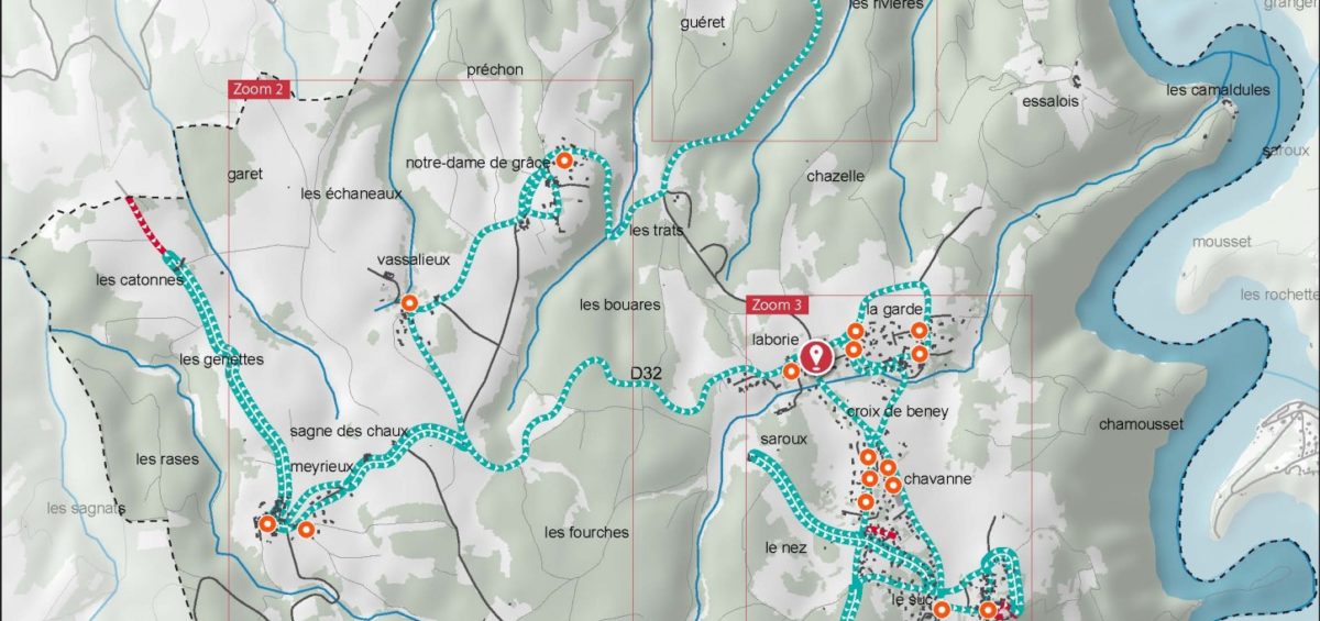 Carte des tournée ramassage ordures ménagères 4 - Guillaume Sciaux - Cartographe professionnel