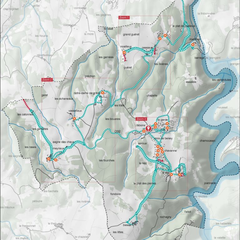 Carte des tournée ramassage ordures ménagères 4 - Guillaume Sciaux - Cartographe professionnel