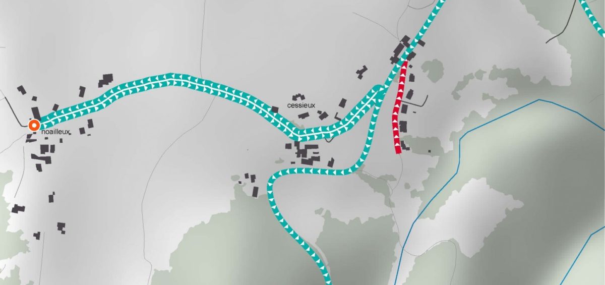 Carte des tournée ramassage ordures ménagères 3 - Guillaume Sciaux - Cartographe professionnel