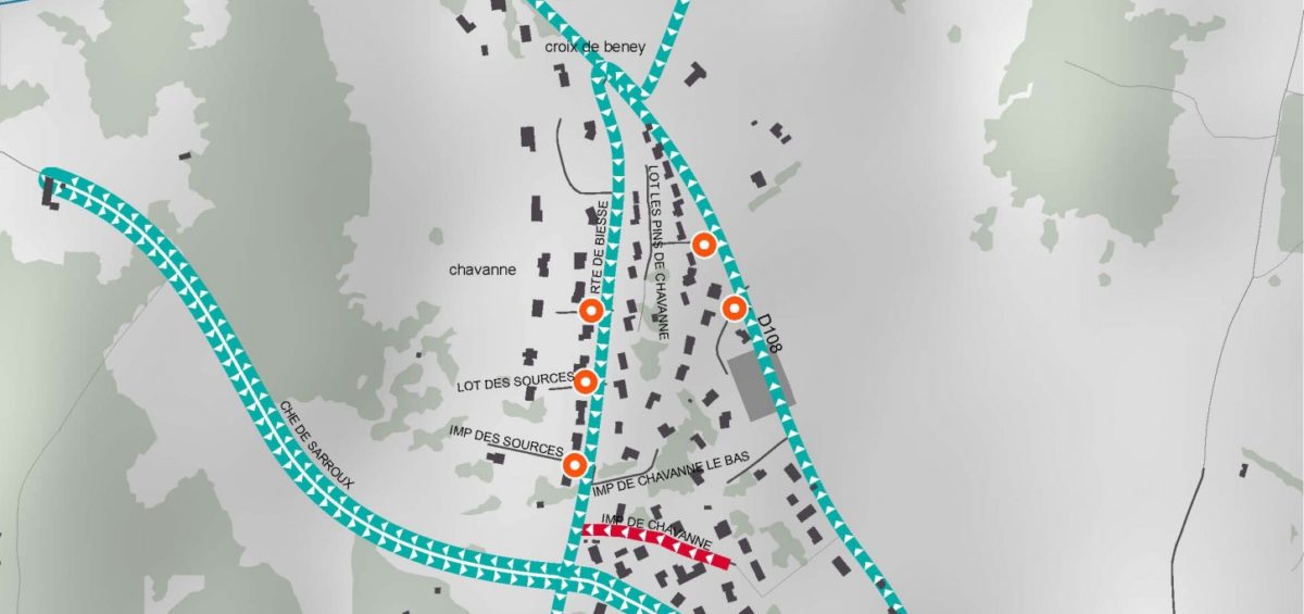 Carte des tournée ramassage ordures ménagères - Guillaume Sciaux - Cartographe professionnel