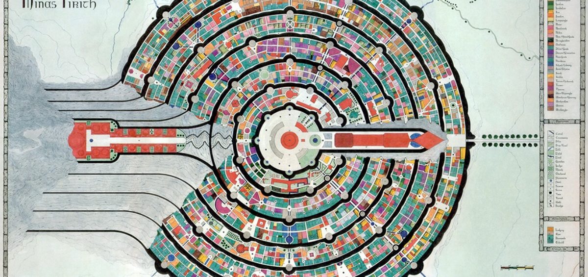 Minas Tirith - Guillaume Sciaux - Cartographe professionnel