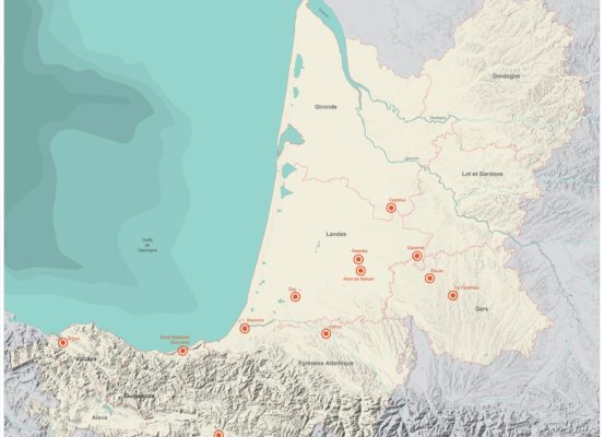 Carte entrez dans l'arêne - Guillaume Sciaux - Cartographe professionnel
