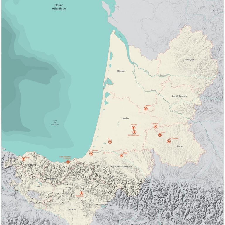 Carte entrez dans l'arêne - Guillaume Sciaux - Cartographe professionnel