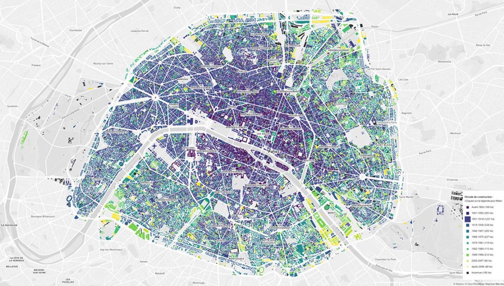 Paris age batiments