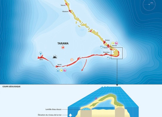 Carte des Kiribati - Guillaume Sciaux - Cartographe professionnel