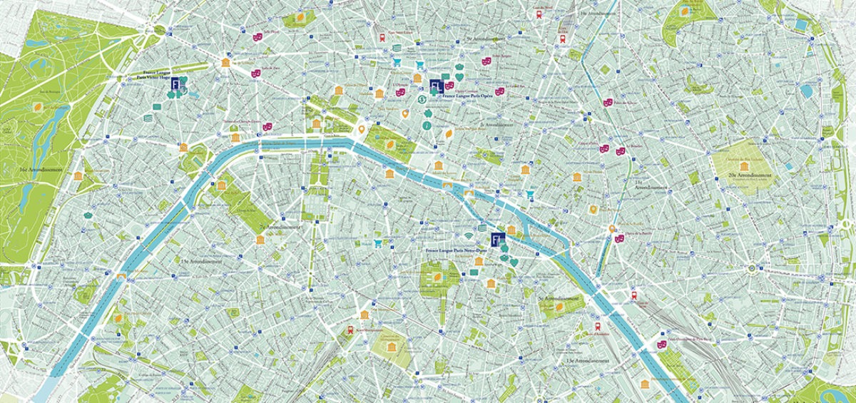 Plan de Paris - Guillaume Sciaux - Cartographe professionnel