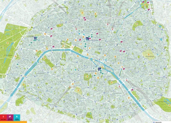 Plan de Paris - Guillaume Sciaux - Cartographe professionnel