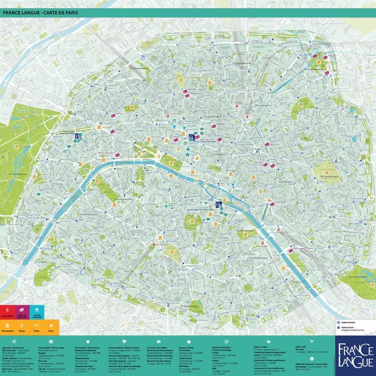 Plan de Paris - Guillaume Sciaux - Cartographe professionnel