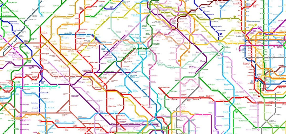 World metro map - Guillaume Sciaux - Cartographe professionnel