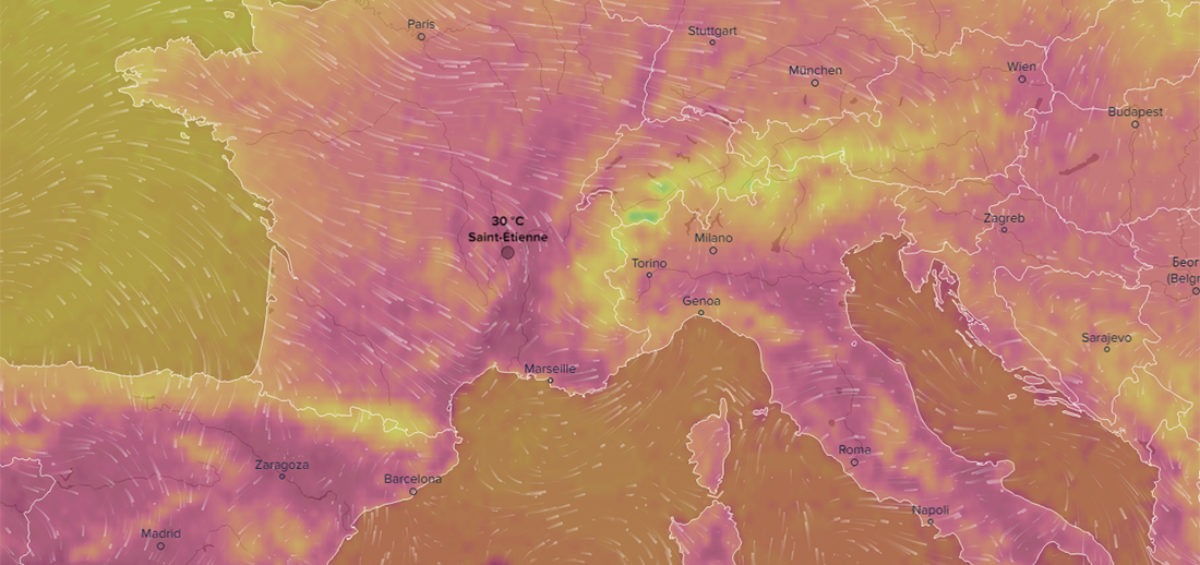 Carte météorologique - Guillaume Sciaux - Cartographe professionnel