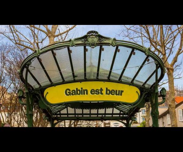 Anagramme métro Paris - Gabin est beur - Guillaume Sciaux - Cartographe professionnel