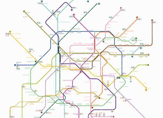 Les plans de métro détournés : les meilleurs bars de Paris Meilleurs bars Paris