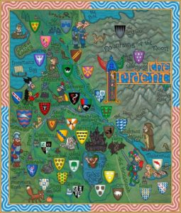 Game of Thrones - Carte moyen age (8) - Le conflant - Guillaume Sciaux - Cartographe professionnel