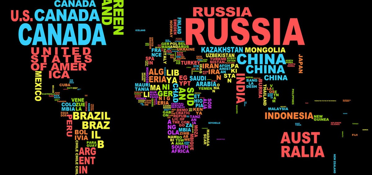 Noms des pays du monde - Guillaume Sciaux - Cartographe professionnel