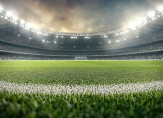 Une carte du football anglais Stade