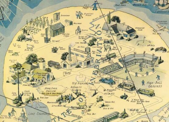 Une carte de la prohibition qui célèbre l'alcool Carte alcool (13) - Guillaume Sciaux - Cartographe professionnel