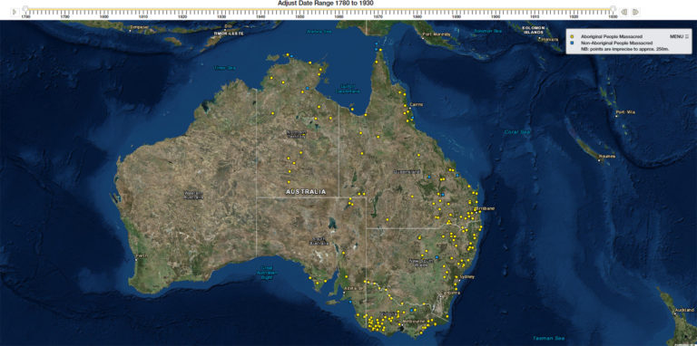 Massacres Australie - Lyndal Ryan - Guillaume Sciaux - Cartographe professionnel