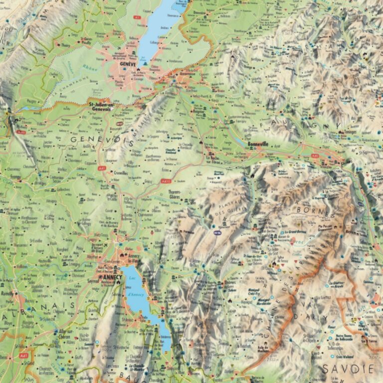 3DMap - La Haute Savoie - Guillaume Sciaux - Cartographe professionnel