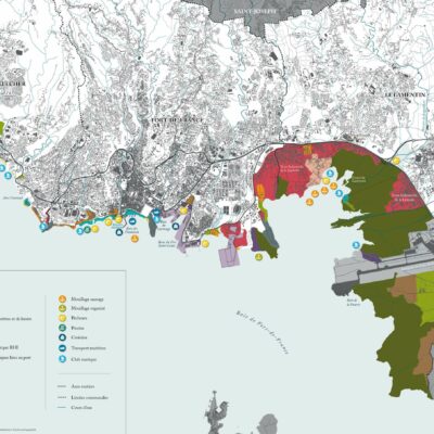 Carte des usages de la communauté d'Agglomération du Centre de la Martinique