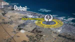 Carte exemple montrant Dubai extraite d'un épisode de l'émission Le Dessous des Cartes d'Arte