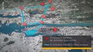Carte exemple montrant Manhattan extraite d'un épisode de l'émission Le Dessous des Cartes d'Arte