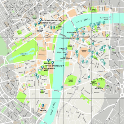 Travail sur la charte graphique des guide Cartoville Gallimard