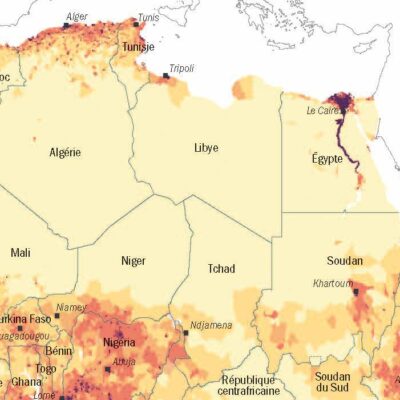 Densité de population Les densité de population en Afrique du nord - Atlas Afrique AFD