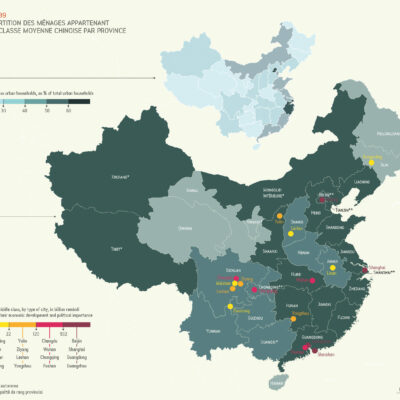 REF039 - Chine classes moyennes Répartition des ménages appartenant à la classe moyenne - Atlas des futurs du monde 2038
