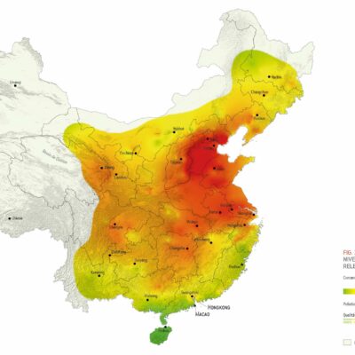 REF150 - Chine pollution Niveau de pollution en Chine - Atlas des futurs du monde 2038